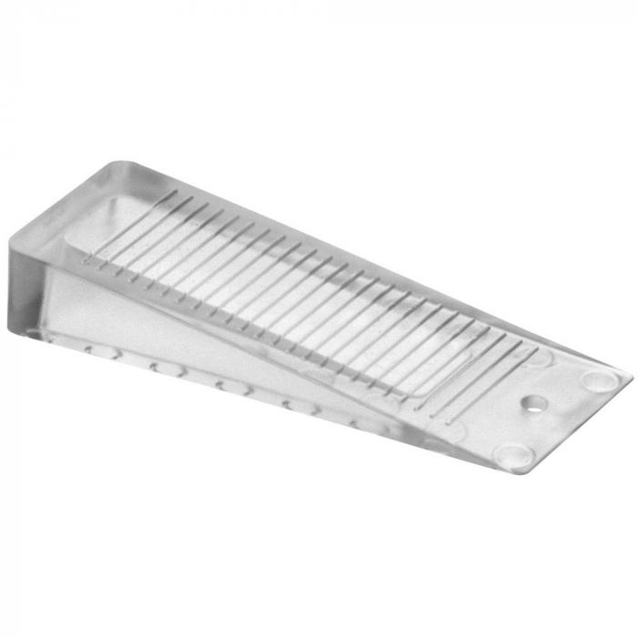 Türstopper transparent Kunststoff 3,5 x 10,0 x  1,6cm eventBASICS